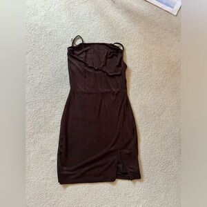 Elegant Brown Dress